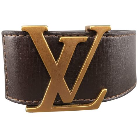 brown lv belt with gold buckle|louis vuitton belt buckle only.